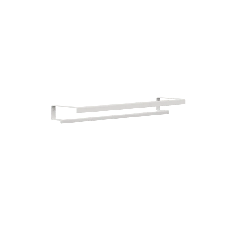 Toallero de pared en acero inoxidable individual o doble