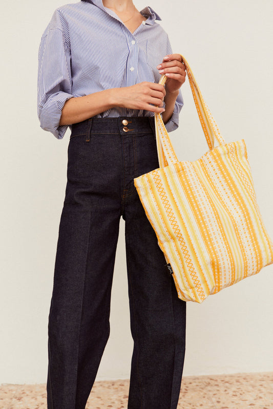 Tote Bag Alpujarra tonos amarillos