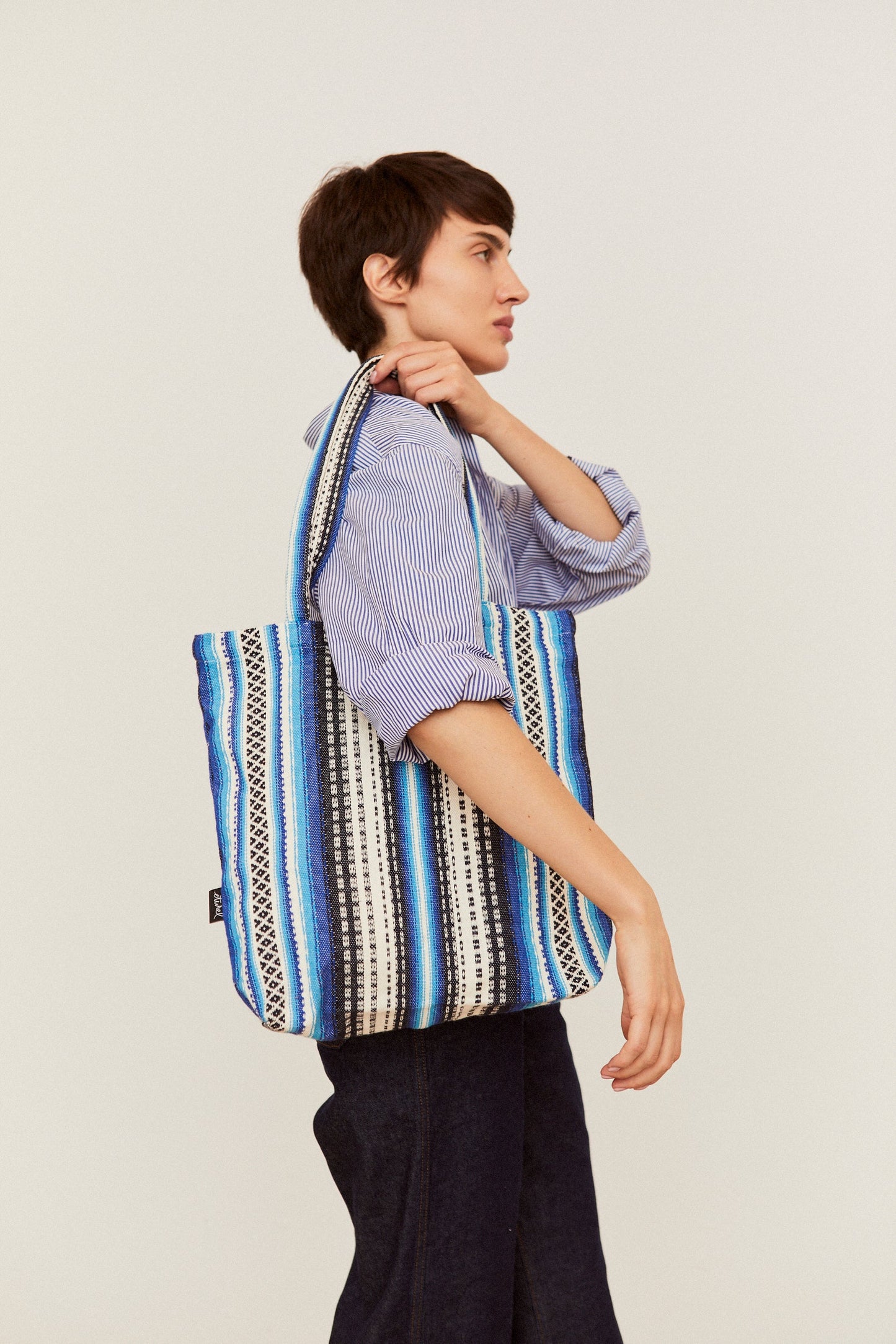 Tote Bag Alpujarra tonos azules