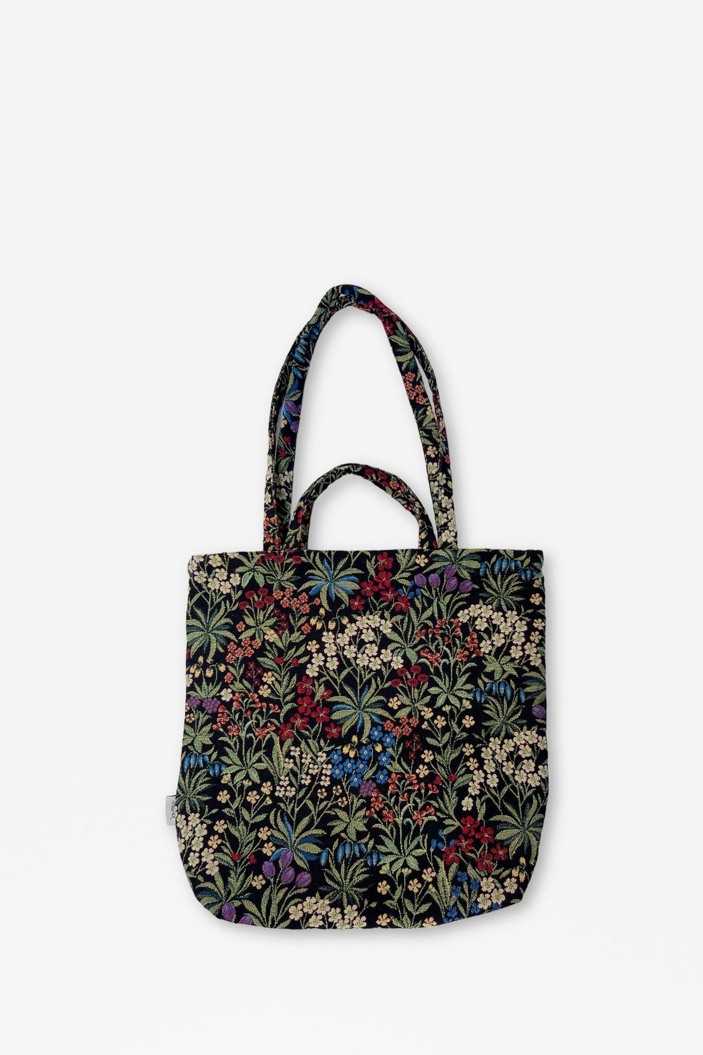 Tote Bag tejido jacquard flores margaritas