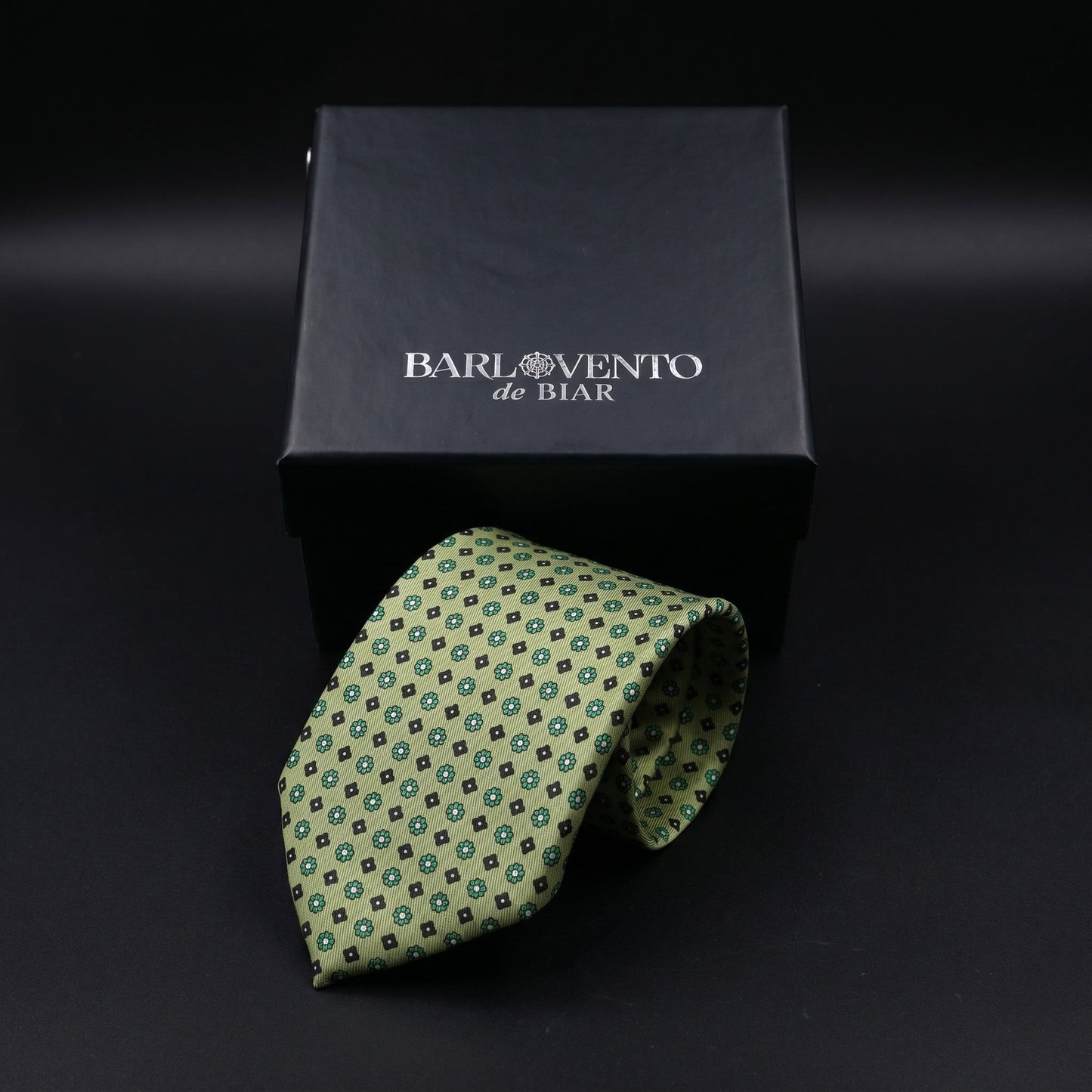 Venezia · corbata estilo italiano verde lima